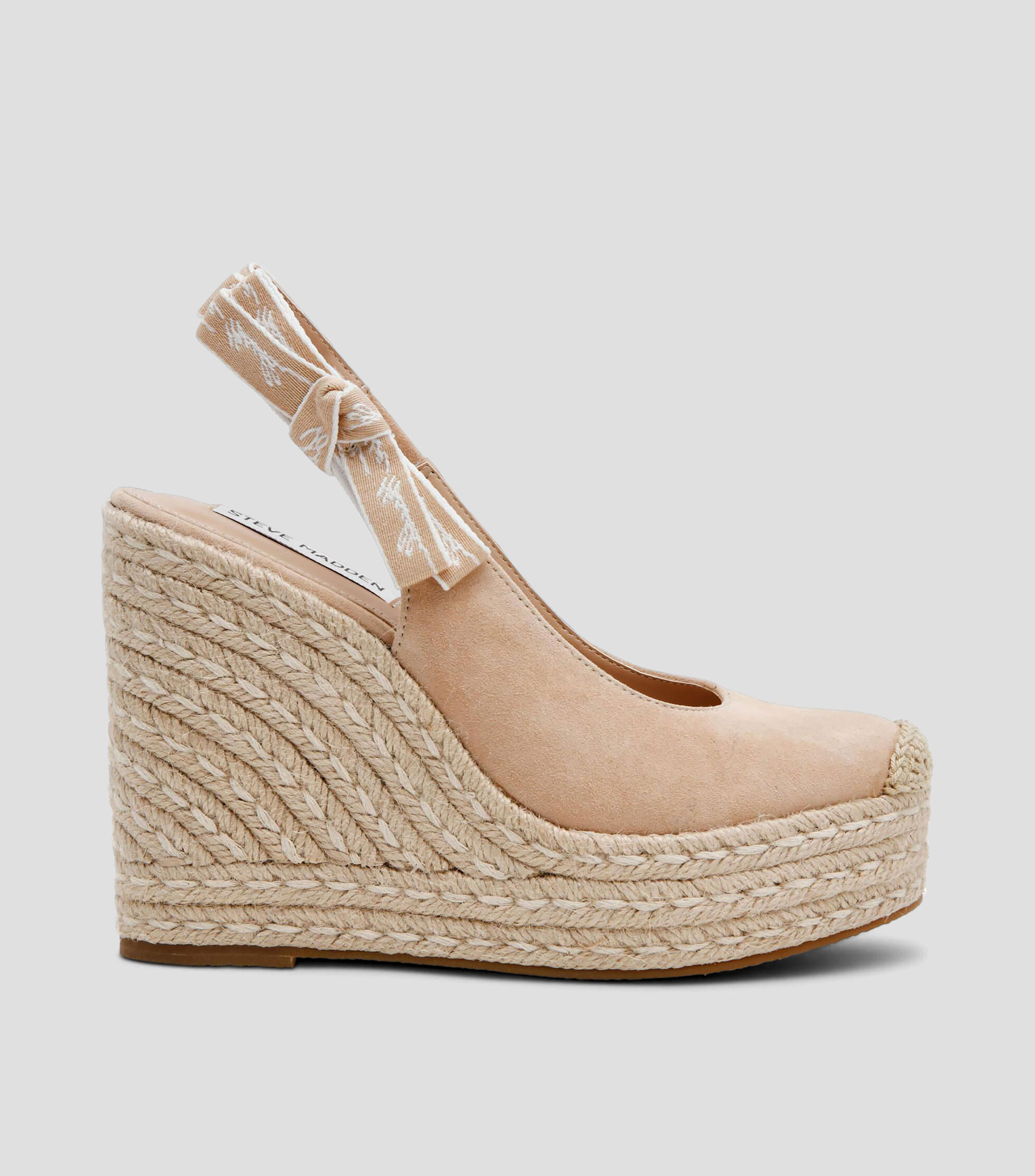 Alpargatas slingback Demmi con plataforma cuña alta Mujer